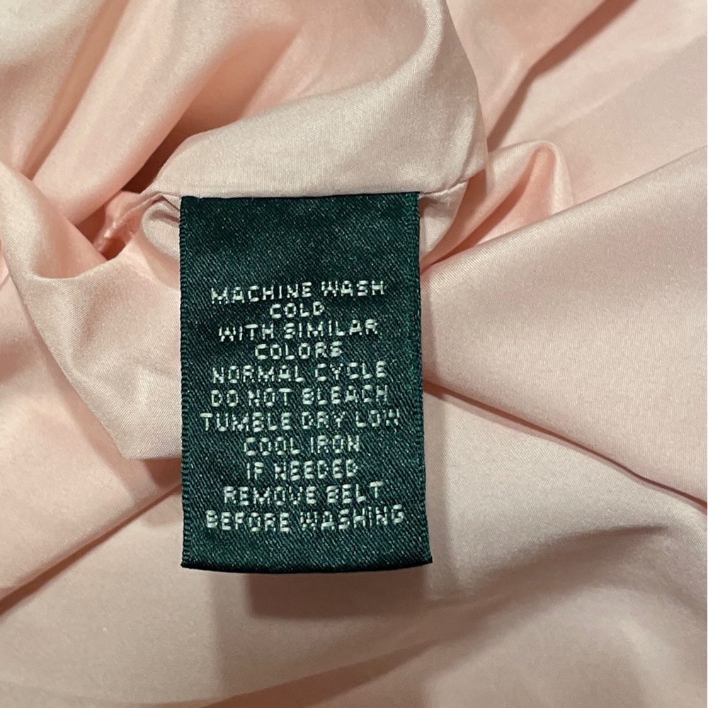 LAUREN Ralph Lauren Petite Baby Pink Puffer Vest Size Small - Picture 6 of 6